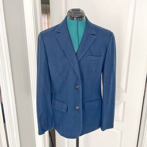 Pendleton Classic Virgin Wool Single Breasted Lined Pocket Button Jacket Blazer